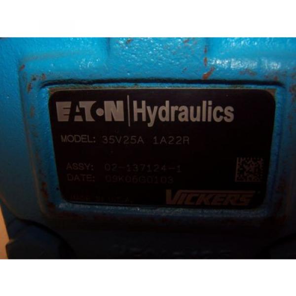 NEW EATON VICKERS LOW NOISE HYDRAULIC VANE PUMP 25 GPM 35V25A-1A22R #5 image