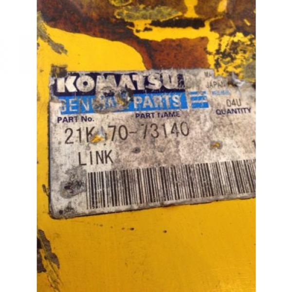 New OEM Komatsu Genuine PC160 Excavator Bucket Link 21K-70-73140 Warranty! #3 image