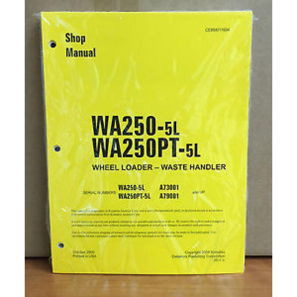 Komatsu WA250-5L, WA250PT-5L Wheel Loader Waste Handler Shop Service Manual #1 image