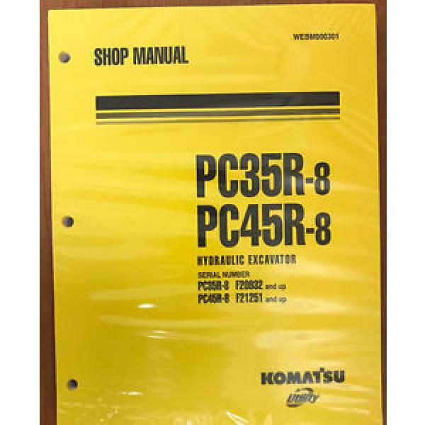 Komatsu Service PC35R-8, PC45R-8 Shop Manual NEW #1 image