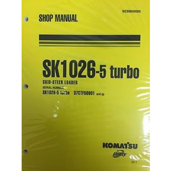 Komatsu Service SK1026-5 TURBO SHOP REPAIR Manual #1 image