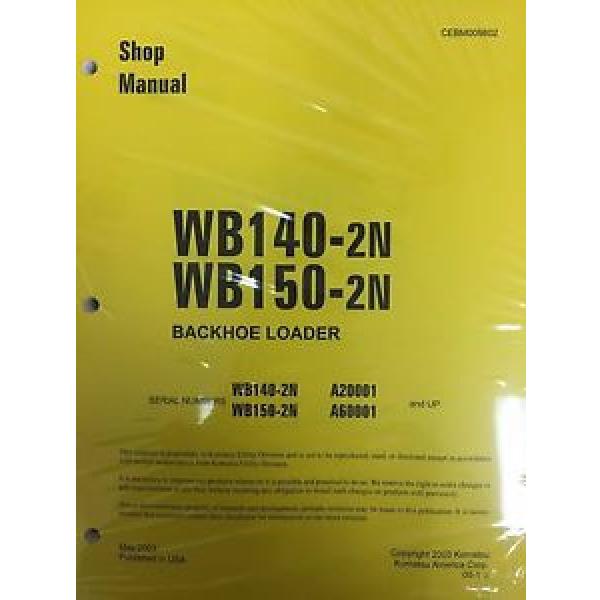 Komatsu WB140PS-2N, WB150PS-2N Backhoe Service Shop Manual #1 image