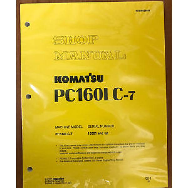 Komatsu Service PC160LC-7 Shop Repair Manual NEW #1 image