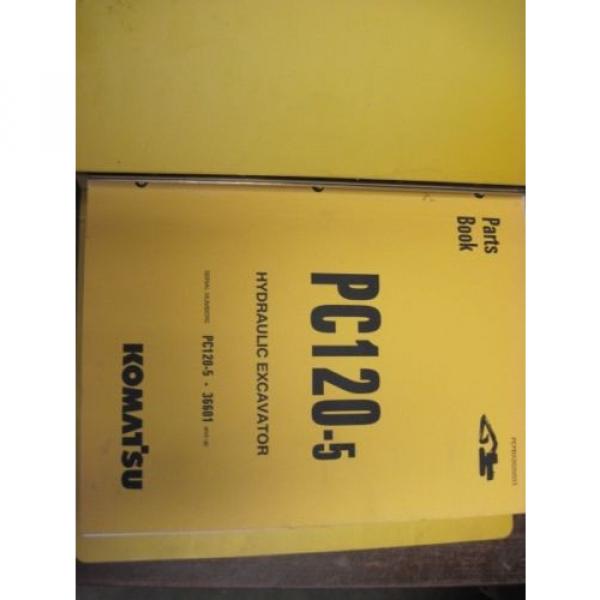 OEM KOMATSU PC120-5 PARTS Catalog Manual Book #2 image