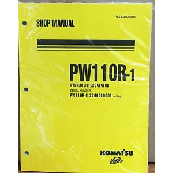Komatsu Service PW110R-1 Excavator Shop Manual NEW REPAIR #1 image