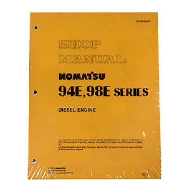 Komatsu Service Diesel Engines 94E, 98E Shop Manual #1 image