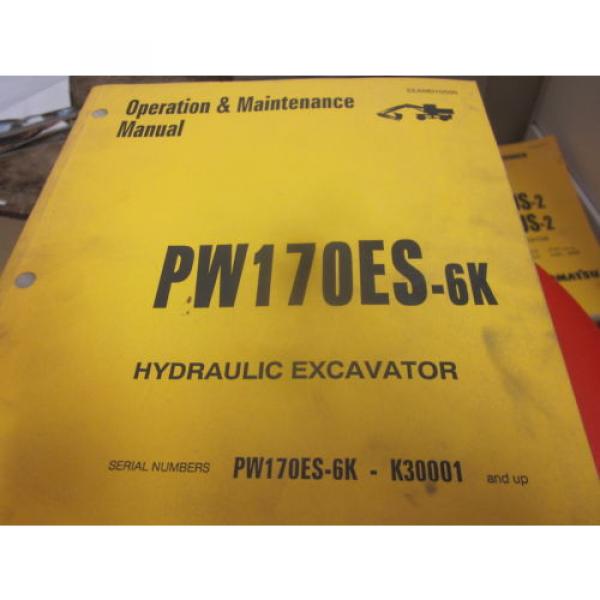 Komatsu PW170ES-6K Hydraulic Excavator Operation &amp; Maintenance Manual #1 image