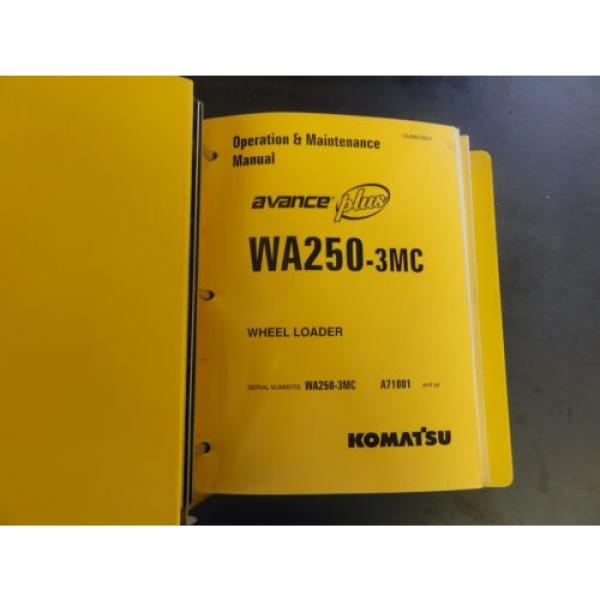 Komatsu WA250-3MC Parts and Operation and Maintenance Manuals #3 image