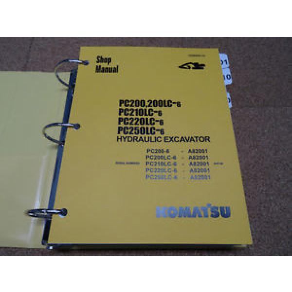 Komatsu PC200,PC200LC,PC210LC,PC220LC,PC250LC-6  Excavator Service Shop Manual #1 image