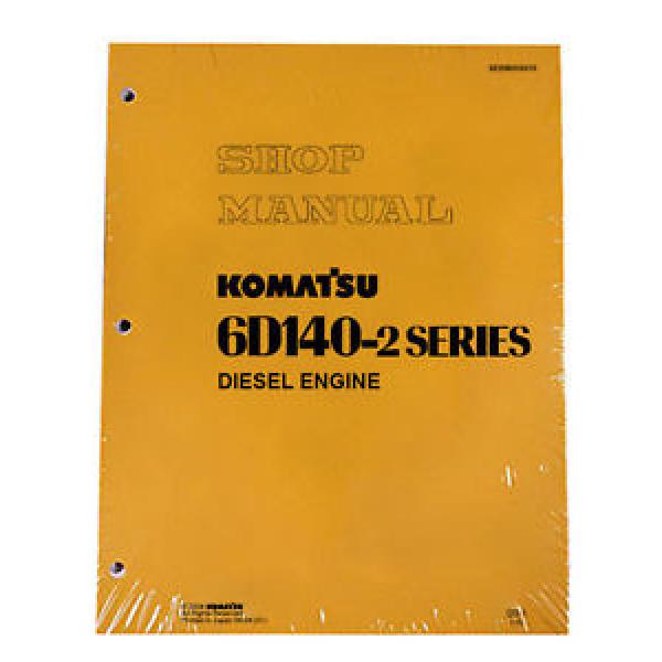 Komatsu 6D140-2 Series Diesel Engine Service Workshop Printed Manual #1 image