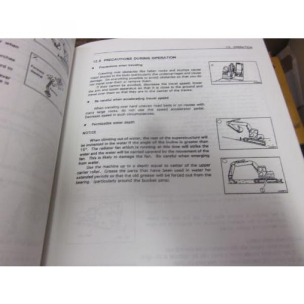 Komatsu PC128US-1 Hydraulic Excavator Operation &amp; Maintenance Manual #2 image