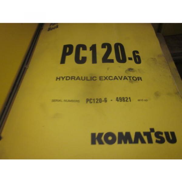 Komatsu PC120-6 Hydraulic Excavator Parts Book Manual #1 image