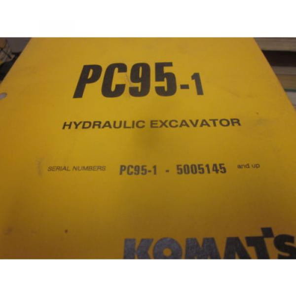 Komatsu PC95-1 Hydraulic Excavator Operation &amp; Maintenance Manual #1 image