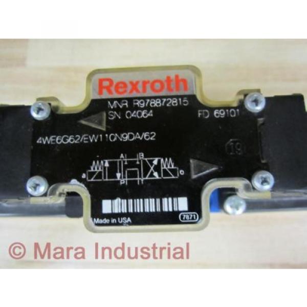 Rexroth Bosch R978872815 Valve 4WE6G62/EW110N9DA/62 - origin No Box #2 image